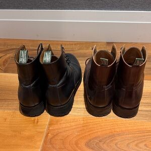 Polo by Ralph Lauren Black and Brown Men's Boots